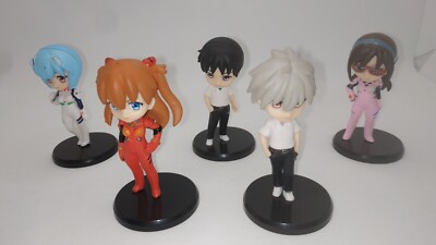 Neon Genesis Evangelion Gacha Gashapon Chibi Figures Asuka Rei Rei Shinji Kaworu