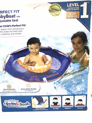 The Original SwimSchool Baby Boat- Level (6 24 Months) with Adjustable  Seat
