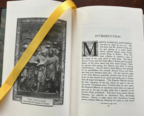 MEDITATIONS OF MARCUS AURELIUS Gryphon Ancient Classics Leather NEW DESIGN - Picture 3 of 3