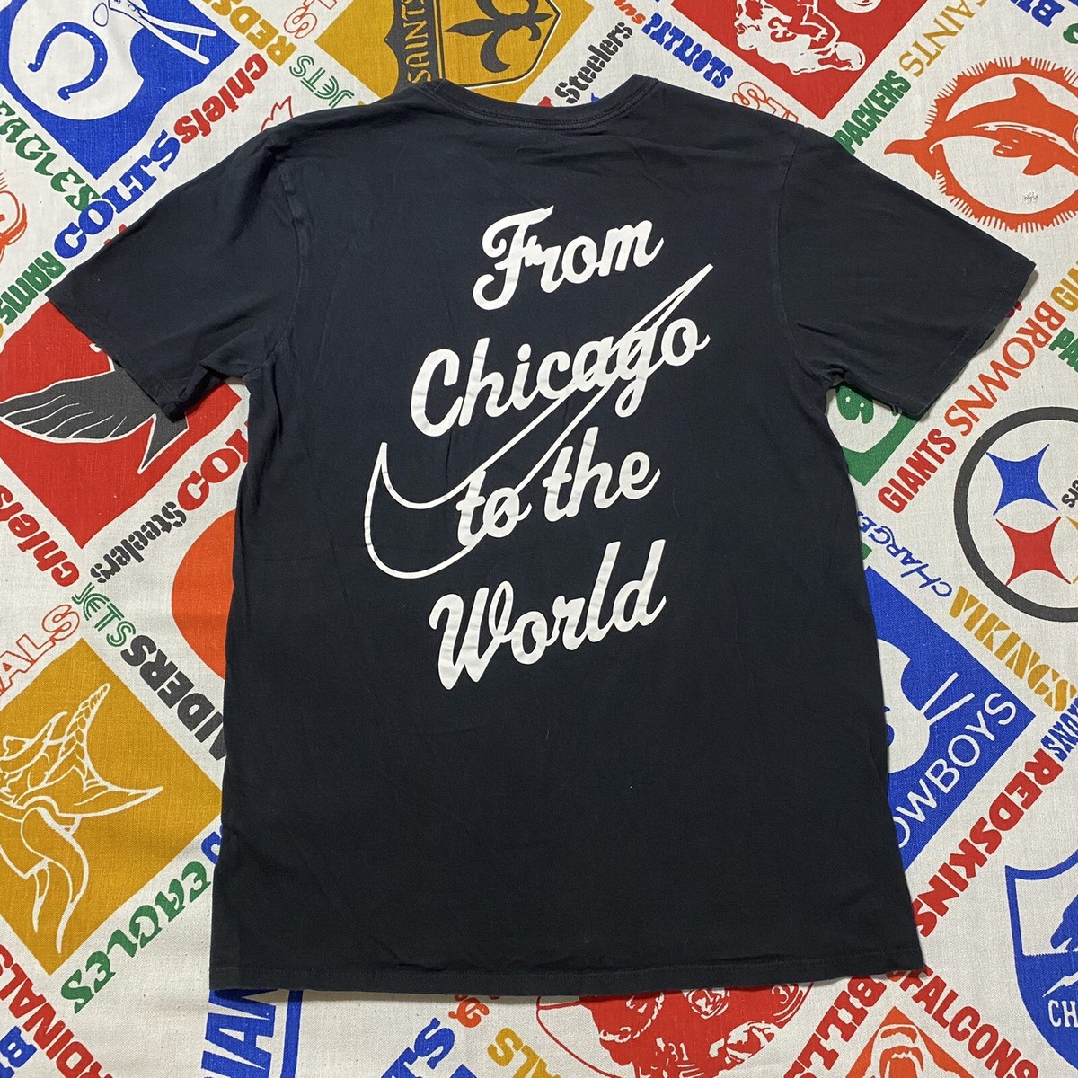 Nikelab Virgil Abloh Off White Tee Chicago To The World T-Shirt
