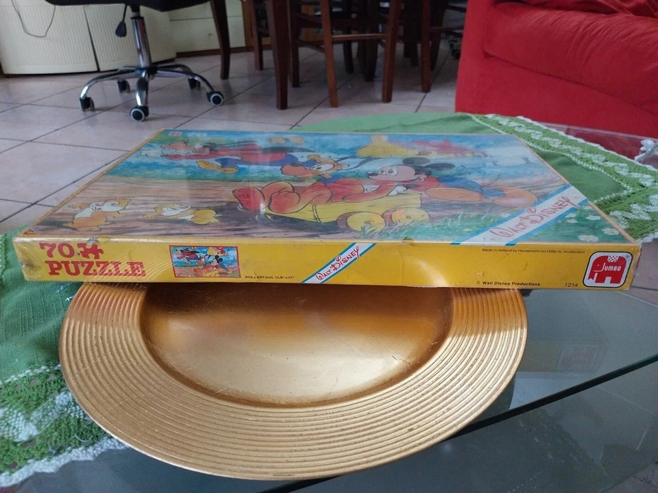 Rarissimo puzzle jumbo 70 Pezzi Walt Disney 304x437 mm 11,8 x17 da Collezione - Immagine 2 di 4