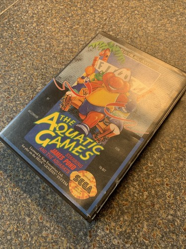 Aquatic Games: Starring James Pond and the Aquabats (Sega Megadrive) *NO MANUAL* - Picture 3 of 12