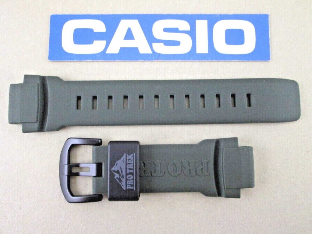Genuine Casio ProTrek PRW-3510Y PRW-3510Y-8 green resin watch band