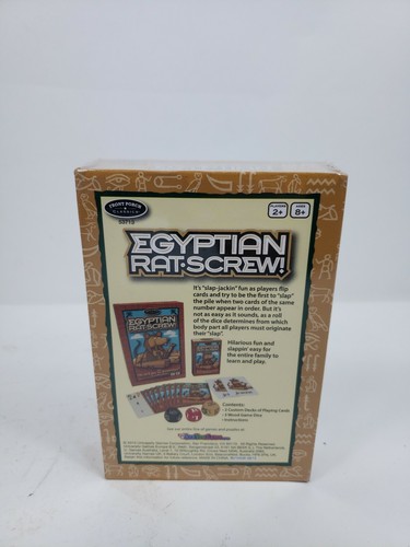 Front Porch Classics EGYPTIAN RAT-SCREW "Slap Like an Egyptian" Card Game - NEW - 第 2/2 張圖片