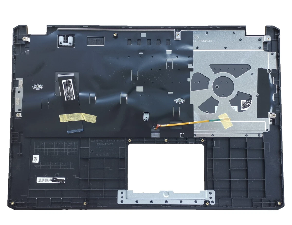 UK Palmrest White Backlit keyboard for Asus X570 K570 F570 A570