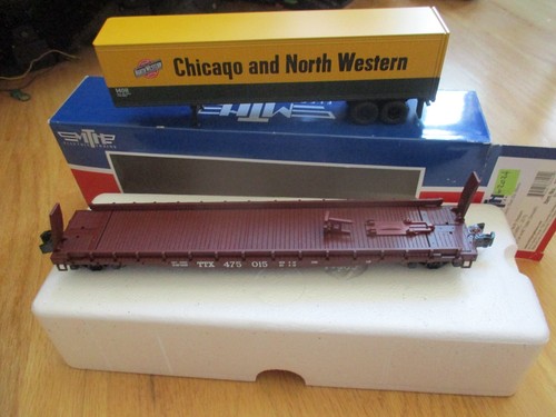 Coche plano MTH 35-76001 TTX/C&NW TOFC (6/20/24) Hirail | Zustand: Used