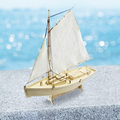 Assembling Sailboat Model Kit Wooden Ship Model for Tabletop eBay