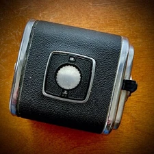 Hasselblad A24 24 Exposure 220 Film Back Chrome, Clean!