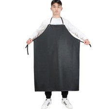 Imperméable Complet Tablier Dos Nu Bavoir Résistant de Boucher Cuisine PVC