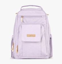 JuJuBe Be Right Back Diaper Travel Backpack with Changing Pad - Lilac - New
