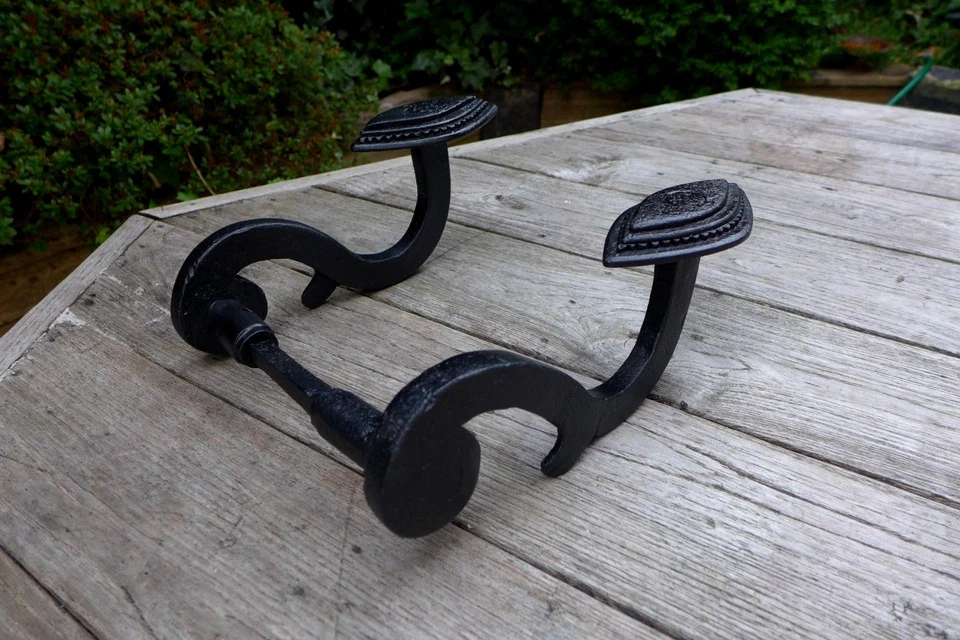Antique XL church castle barn farm door handle handmade by blacksmiths unique - Image 2 of 4