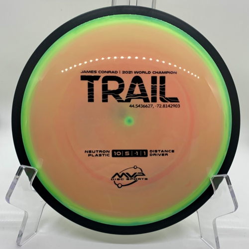 Axiom MVP Neutron Trail - Rare Melon Transitional Color Swirl Conrad Disc Golf - Picture 9 of 16
