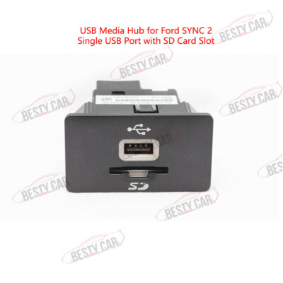 Genuine Single USB Interface Module for Ford SYNC 2 USB Media Hub w SD Card Slot
