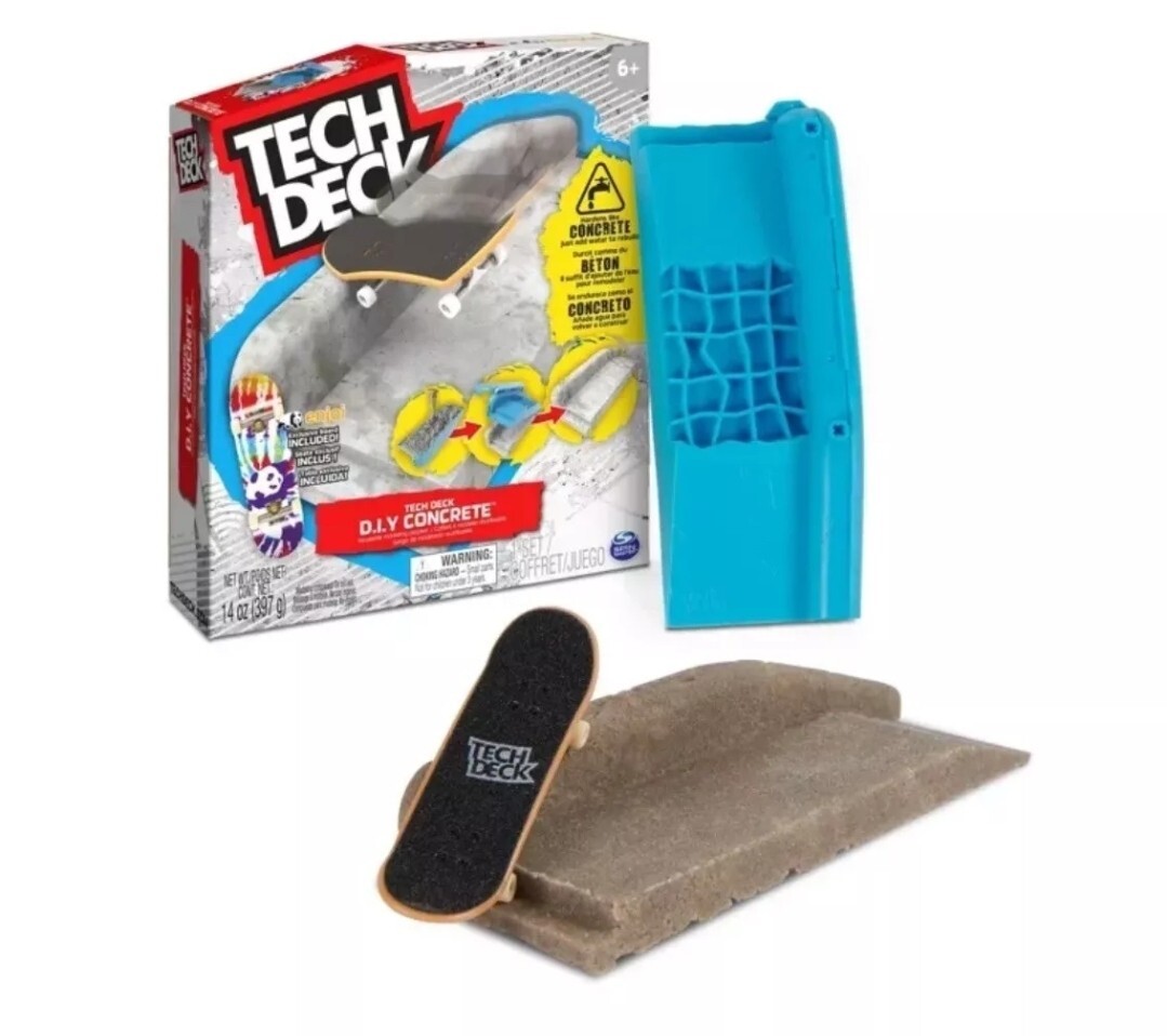 Tech Deck Concrete Ramp DIY Enjoi Skate Exclusive Board Incl