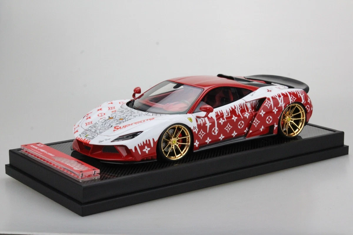 1/18 Ivy Ferrari Novitec F8 N-Largo Louis Vuitton LV Theme (Red