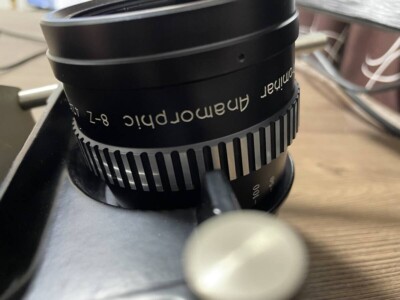 Kowa Prominar Anamorphic 8-Z Old Cine Lens 2× 50-85mm W/ Stand