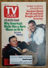 Vintage TV Guide February 11, 1989  J.R. On the Couch By Larry Hagman 