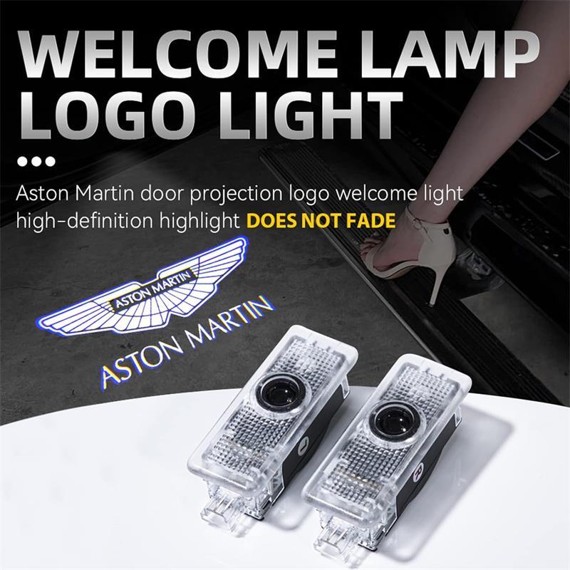 2x LED Car Door Projector Lights For Aston Martin DBX / DB11 / DBS / V8 OEM