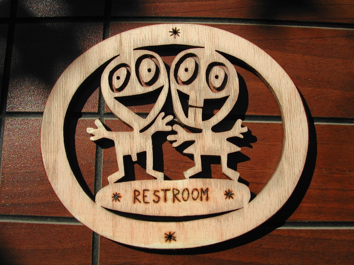 Funny Mens Room Symbol