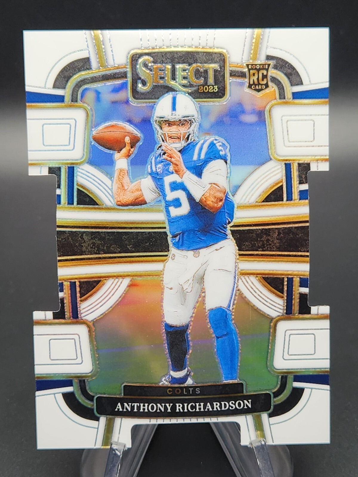 Anthony Richardson 2023 Panini Select Concourse Rookie White Die-Cut #163/199