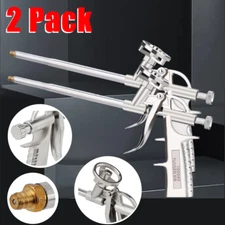 1-2PC Pro PU Foam Gun NIB Expanding Spray Applicator New Improved Adapter Basket