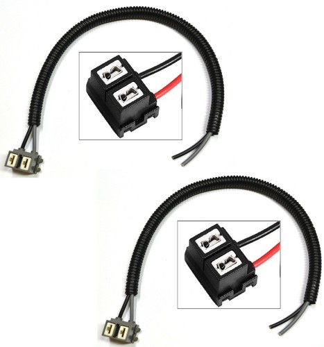 Extension Wire Pigtail Female Ceramic C H11 Two Harness Fog Light - Foto 12