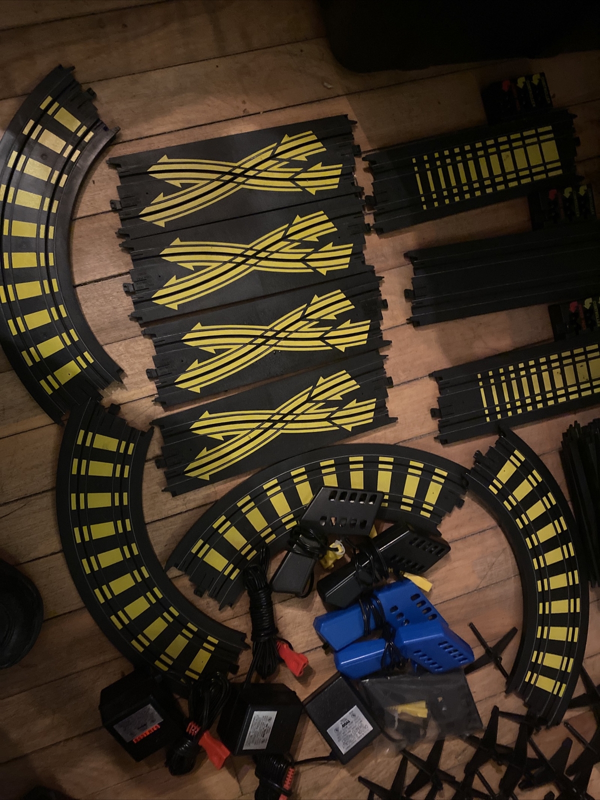 Lot of TYCO HO slot car track guard rails accessories no cars eBay