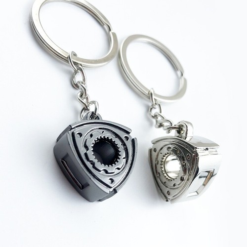 1pc Metal Rotor Engine Keychain Car Key Fashion Pendant Key Ring for Mazda RX - Picture 2 of 8