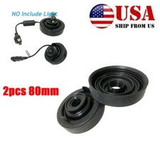 Car Pair HID/LED Headlight Housing Dust Covers Cap Rubber Waterproof Dustproof 