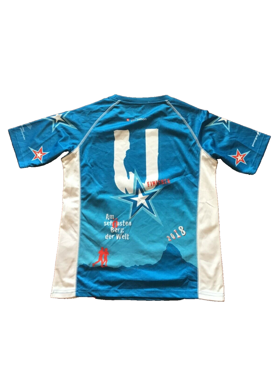 Maglia sportiva Maratona 2018 Swiss Zermatt T-Shirt Jersey Running