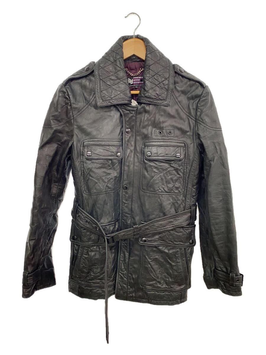 Phenomenon Beyond Description Leather Jacket Safari 48 Sheep Black  