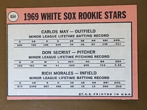 1969 Topps Baseball Singles - Pick What You Need -- High Numbers 500 & up - Picture 387 of 411