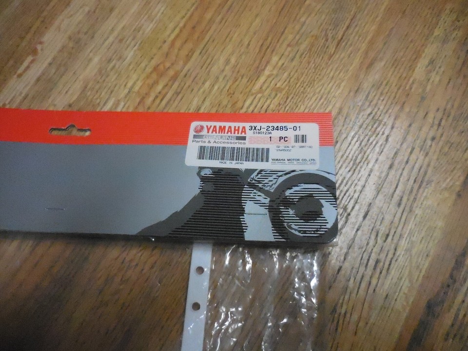 Yamaha YZ125 YZ250 YZ490 Front Number Plate 3XJ2348501 eBay