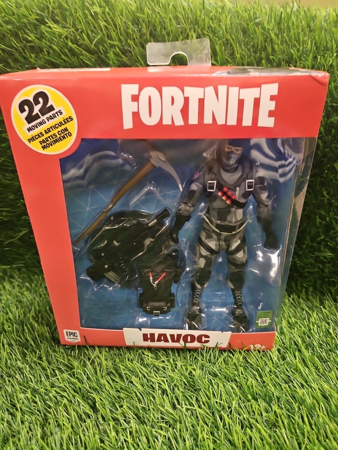 Fortnite Havoc Action Figure with 22 Moving Parts & Firefly Accessory by McFarlane