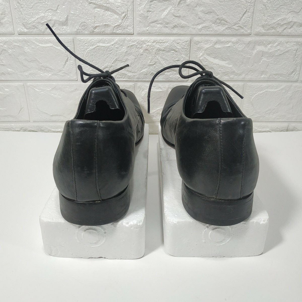 Salamander Black Leather Dress Shoes Laced Formal Business Made in Italy Size 42 Amazon.com | Salamander Men main image 4