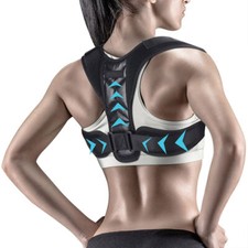 Women Medical Scoliosis Posture Corrector Spine Back Support Shoulder Brace Belt