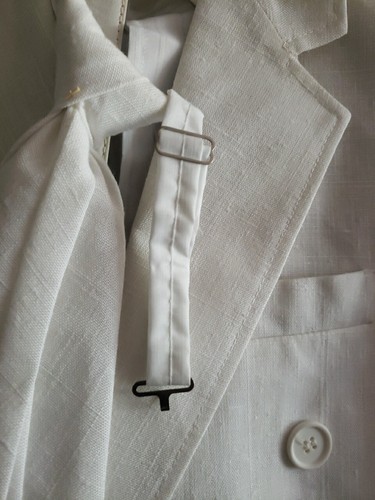 Kids Kaynee White Soze 10 Long Sleeve 5-Piece Suit Pants Tie Belt Set - Trl4#324 - Picture 5 of 9