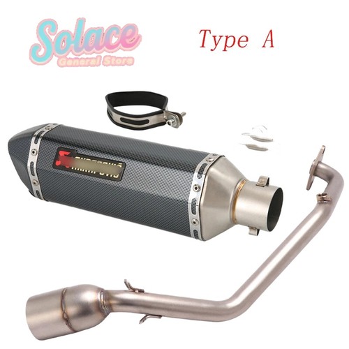 For Honda PCX 150 160 125 2020-2023 Whole Exhaust System Front Pipe Muffler Tips - Picture 2 of 16