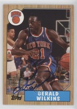2005-06 Topps 1952 Style Fan Favorites Auto Gerald Wilkins #FFA-GWI Auto 9c6