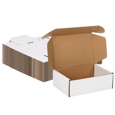 6x4x2 Inches Shipping Boxes Pack of 50, Small Corrugated Cardboard Box for Ma...