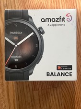 Amazfit Balance Smartwatch with Dual-band GPS Fitness Tracker - Midnight