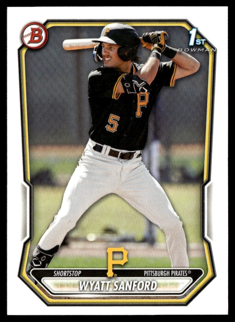 2026 Bowman Prospects Base Wyatt Sanford Pittsburgh Pirates #BP-66