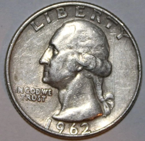 1962-D Washington Quarter - XF/AU - #1513EA