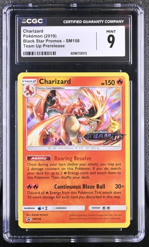 Charizard graded CGC 9 for sale on eBay