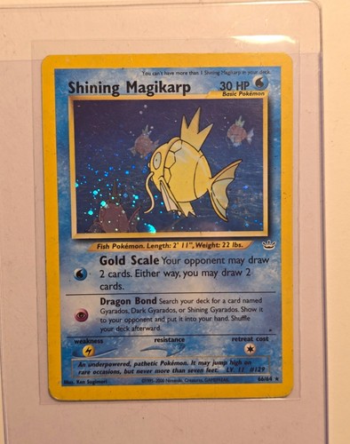Shining Magikarp 66/64 Neo Revelation Double Holo? Altered HP