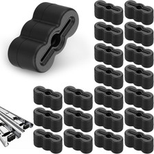 20 Pack Black Drawer Stoppers Slide Bumpers Rubber Drawer Stops End Stopper