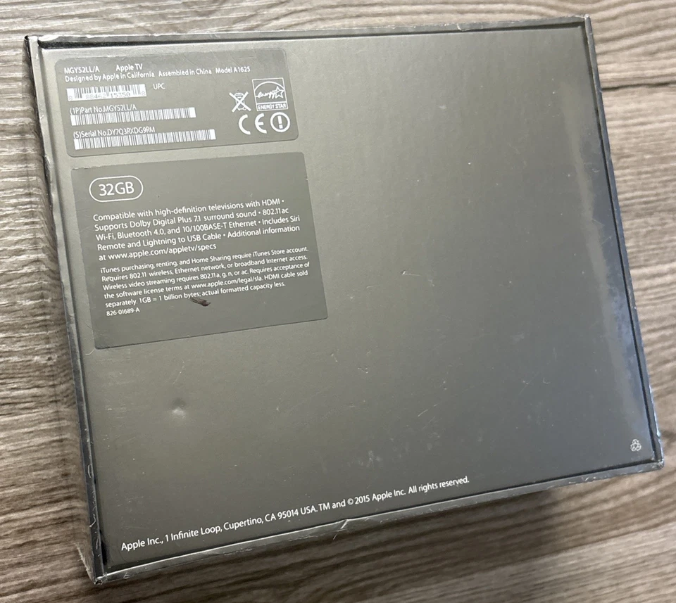 Apple TV 4th Generation 32GB Media Streamer A1625 MGY52LL/A Factory Sealed - Image 3 of 4