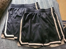 2 Lands End Gym Shorts KIDS Navy Uniform Mesh Athletic Size S/P 8