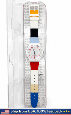 NEW & GENUINE Swatch X GENT IN THE BLOCK Wristwatch SUOW147C