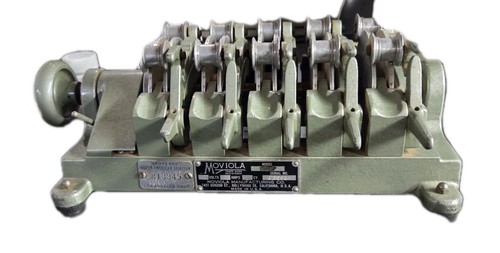 Vintage Magnasync  Moviola Model SZF 16mm Film Synchronizer 5-Gang Veeder-Root